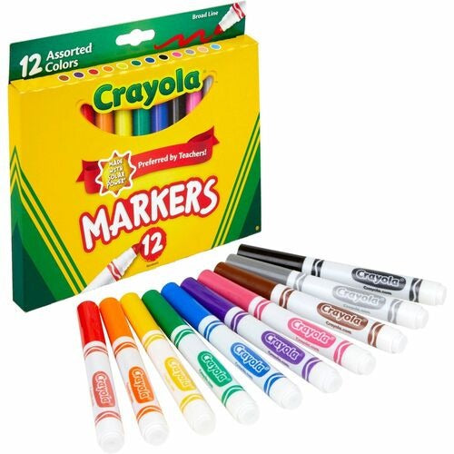 CRAYOLA Crayola CYO587712 Broadline Markers Set of 12