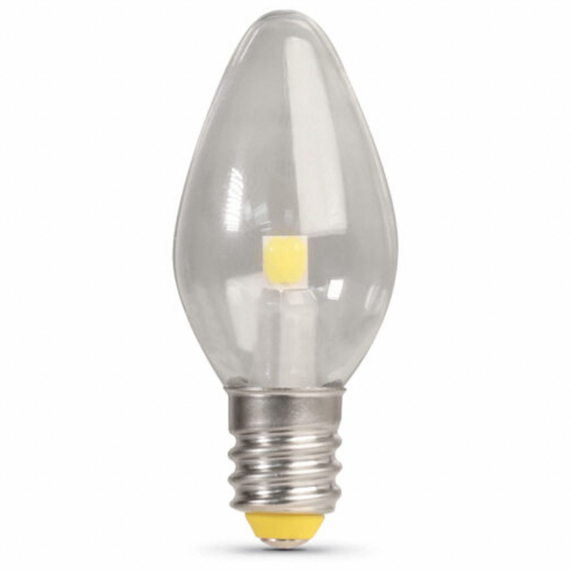 FEIT ELECTRIC Feit Electric BP7C7/827/LED/4 C7 LED Night Light Bulb 0.6W (7W Equivalent) 4 Pack BP7C7/827/LED/4