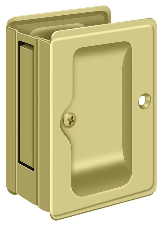 DELTANA Deltana SDPA325U3 Pocket Door Lock Passage Bright Brass