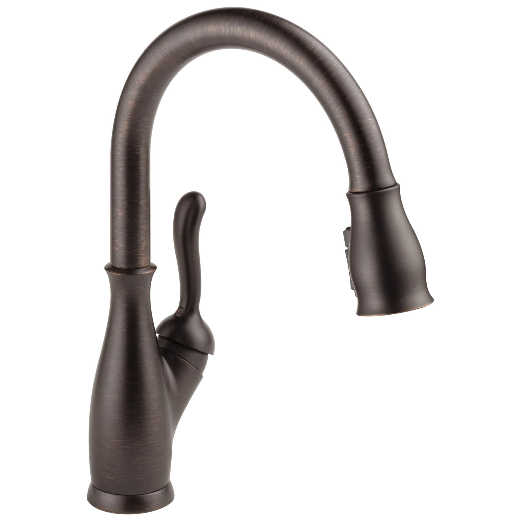 DELTA Delta 9178-RB-DST Single Handle Pull-Down Kitchen Faucet With ShieldSpray Technology (8 in Centerset)