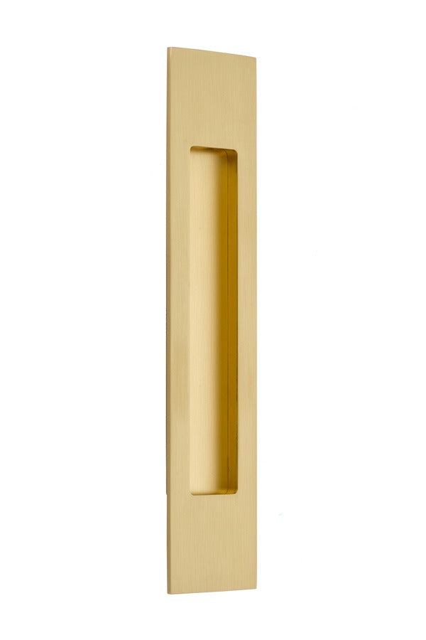 EMTEK Emtek 220310US4 Modern Rectangular Flush Pull Satin Brass