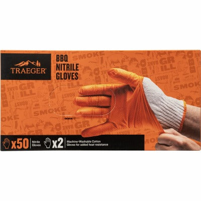 TRAEGER Traeger Pellet Grills Llc BAC824 Bbq Nitrile Gloves Set