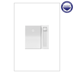 Legrand ADPD453LW2 Pass & Seymour 450W Paddle Dimmer Single Pole 3-Speed LED/CFL