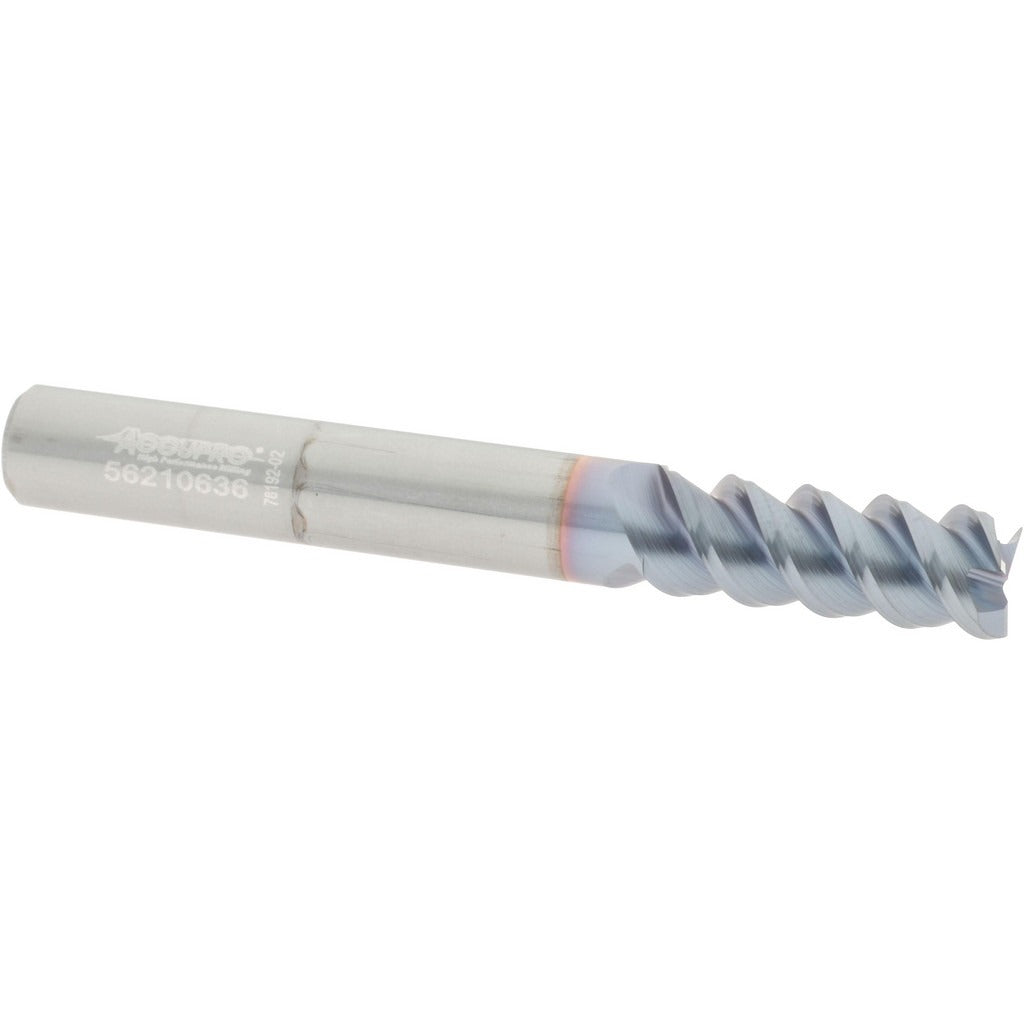ACCUPRO Accupro 2500181 Square End Mill 5/16 in 3 Flute Carbide
