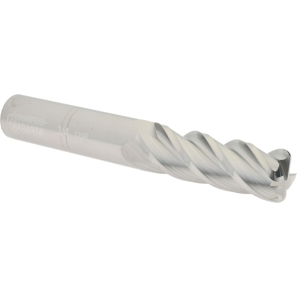 ACCUPRO Accupro 12183134 Corner Radius End Mill 3/4 in 4 Flutes