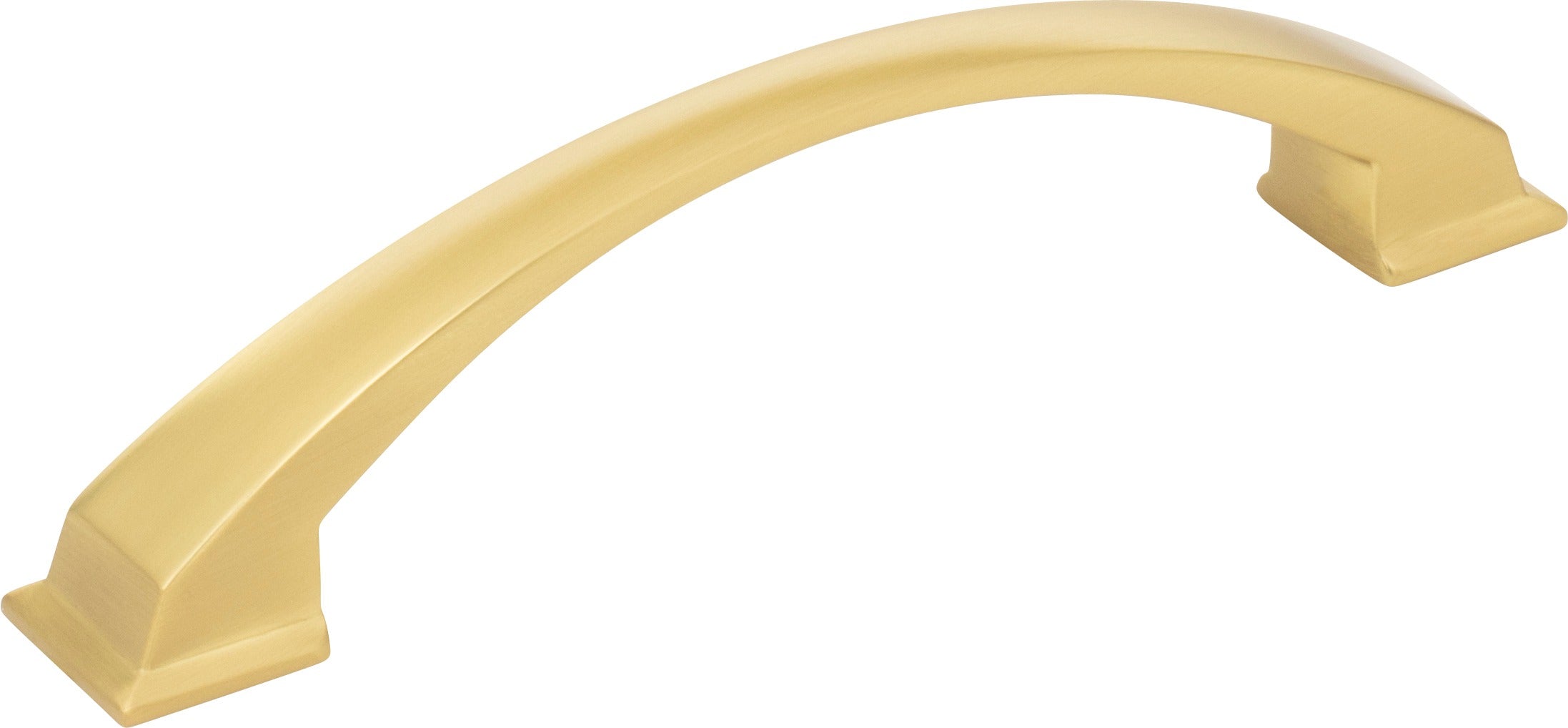 JEFFREY ALEXANDER Jeffrey Alexander 944-128BG Arched Cabinet Pull Brushed Gold