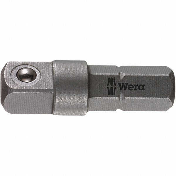 WERA Wera 05136000001 Socket Adapter 1/4 Inch Hex to Square