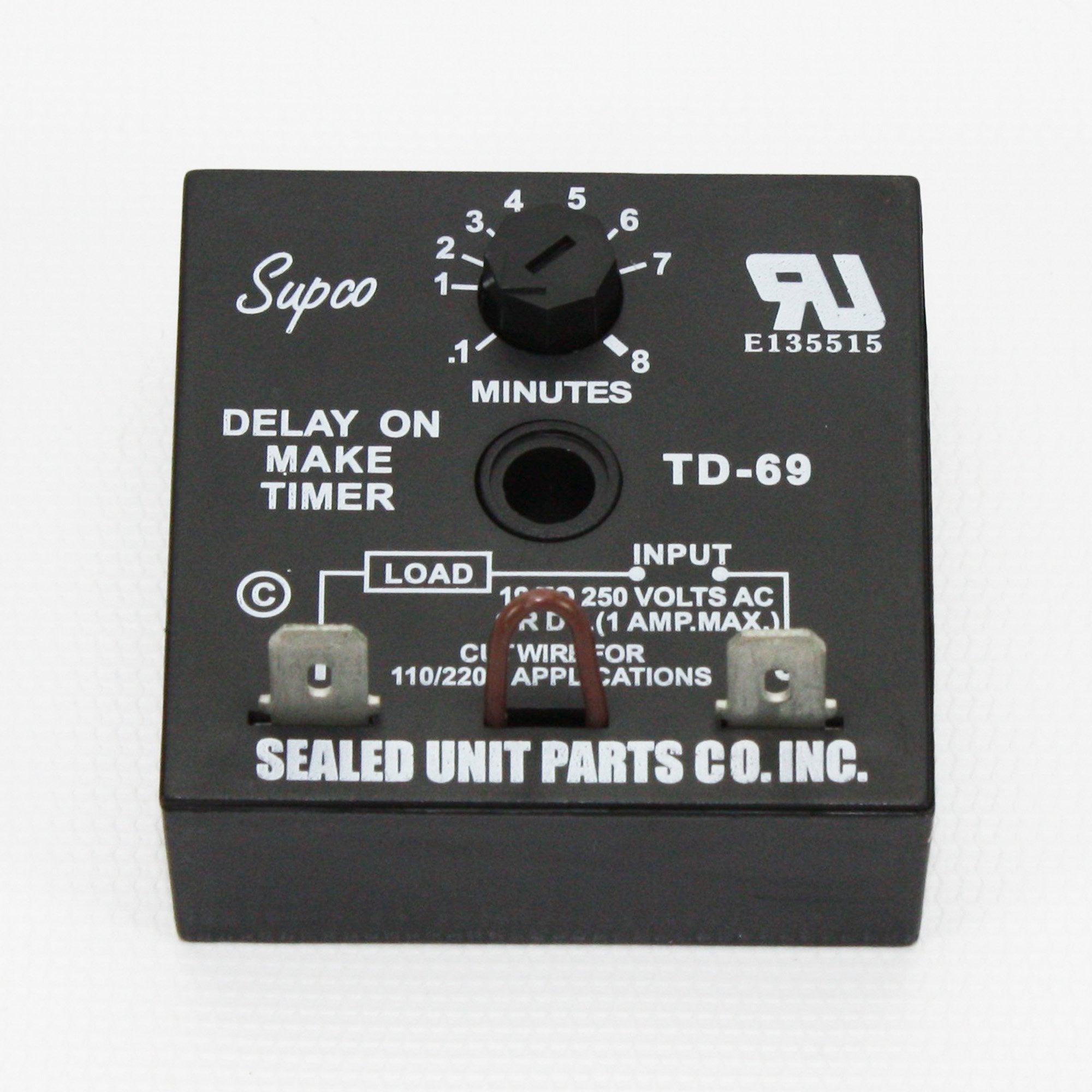 HEATINGVARIOUSMFG-GENERIC Supco TD69 Time Delay on Make Relay Adjustable 24V