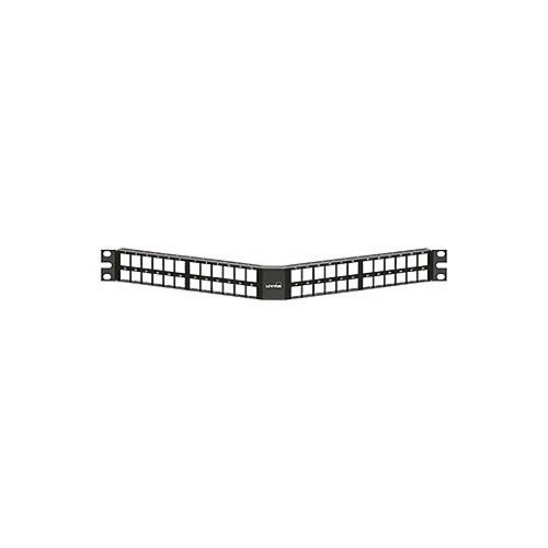 LEVITON Leviton Telcom 49256-D48 48-port Angled Patch Panel 2U