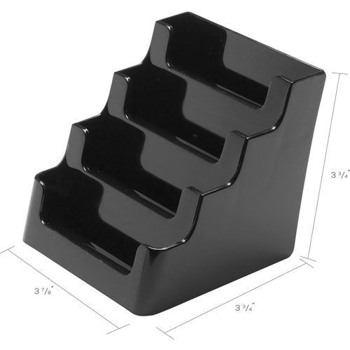 DEFLECTO Deflecto DEF90404 4 Tier Business Card Holder (1 Each) 90404