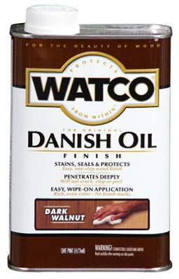 RUST-OLEUM Rust-oleum A65841 Danish Oil Finish Dark Walnut Qt