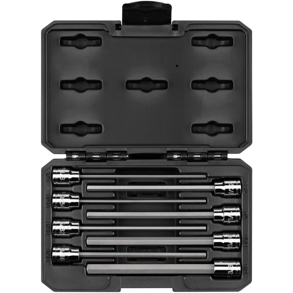 TEKTON Tekton SHB91313 Long Hex Bit Socket Set 3/8 Drive 8pc