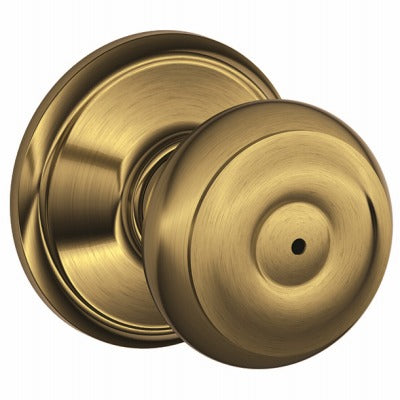 SCHLAGE Schlage Lock Co F40V Geo 609 Privacy Lockset Antique Brass