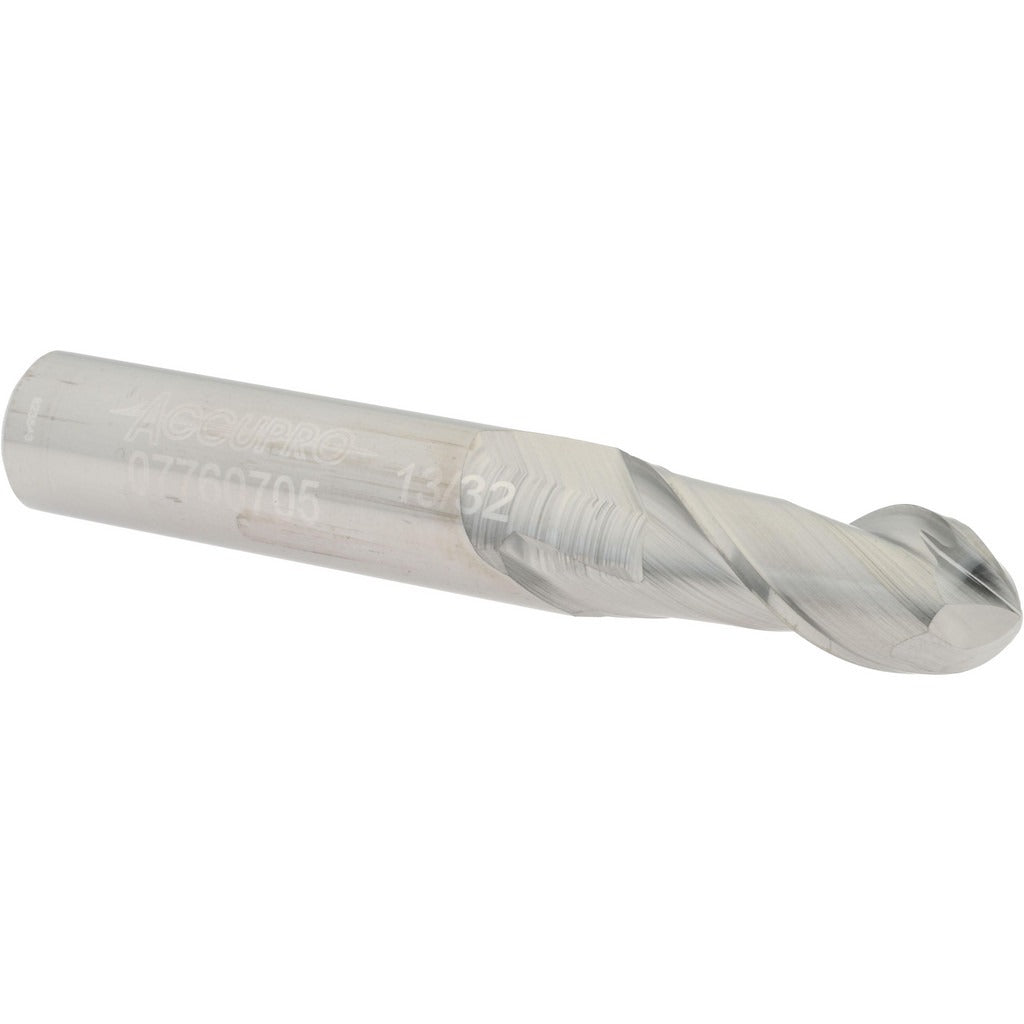 ACCUPRO Accupro 12184007 Ball End Mill 0.4063 in 2 Flute Carbide