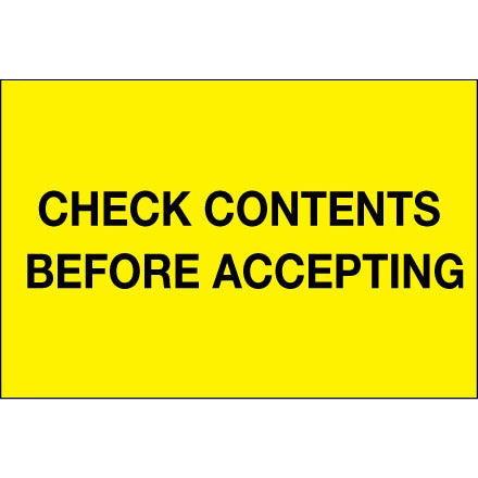BSC PREFERRED Bsc Preferred DL1332 Handling Instruction Labels