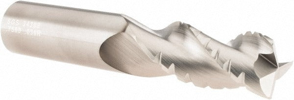 KYOCERA SGS PRECISION TOOLS Sgs 34308 Corner Radius End Mill 3/4 in 3 Flute Solid Carbide
