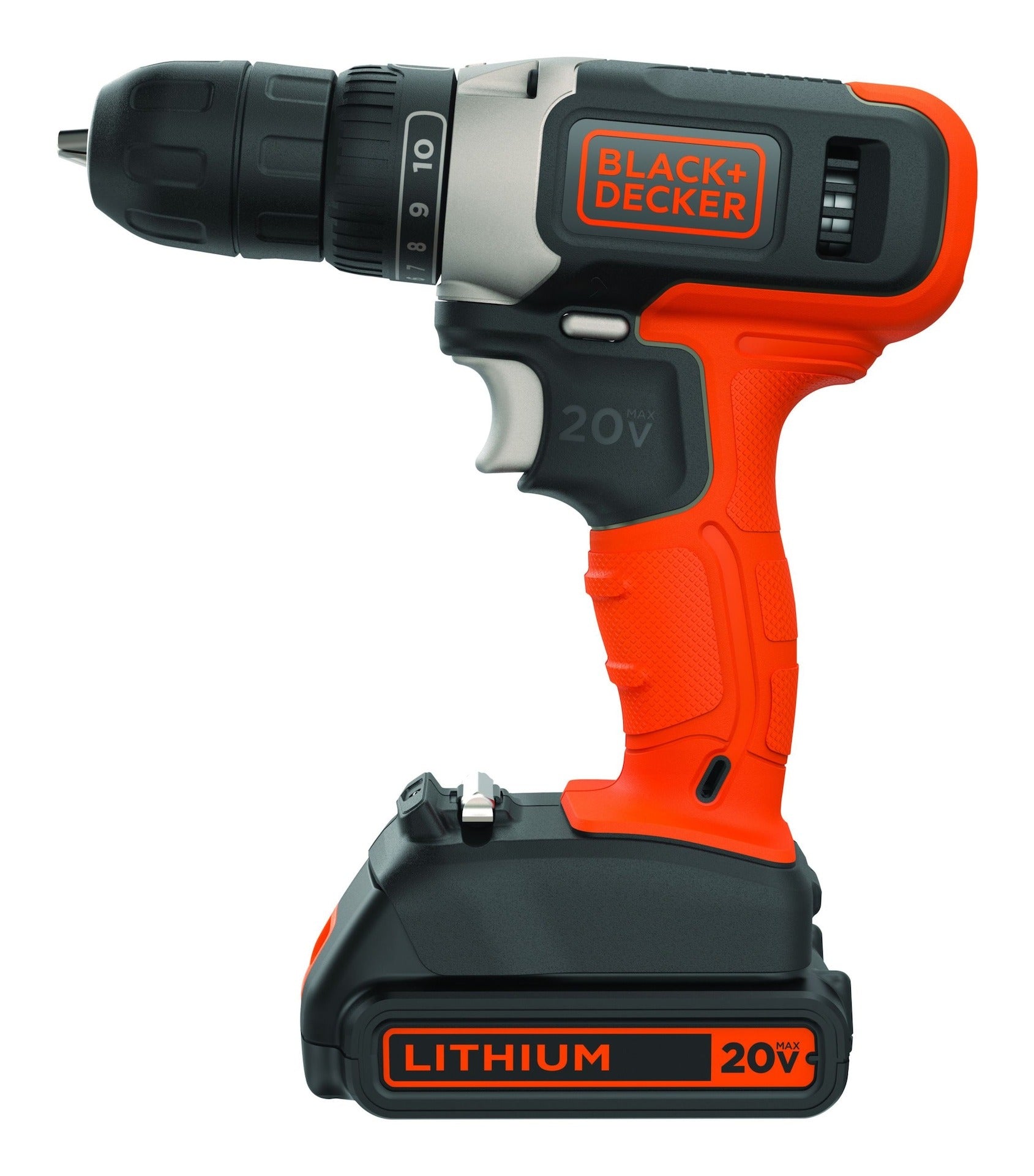 BLACK & DECKER Black and Decker BCD702C1 20V Max Cordless Drill/Driver Kit 20V Max (3/8 in)