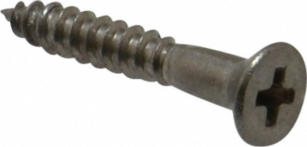 VALUE COLLECTION Value Collection R63262444 Flat Head Wood Screw No. 4
