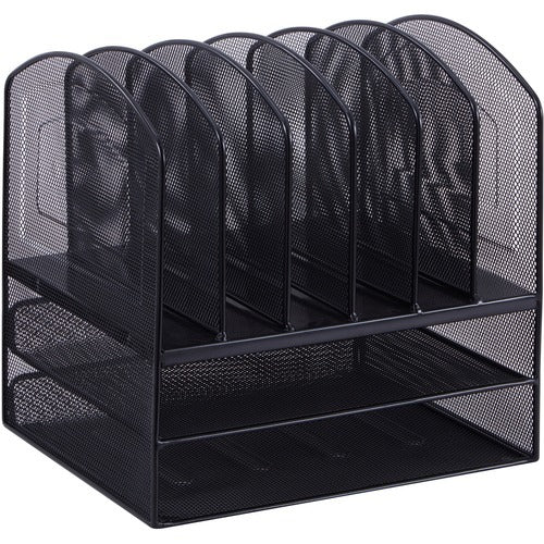 LORELL Lorell LLR37523 Steel Wire Mesh Desk Organizer