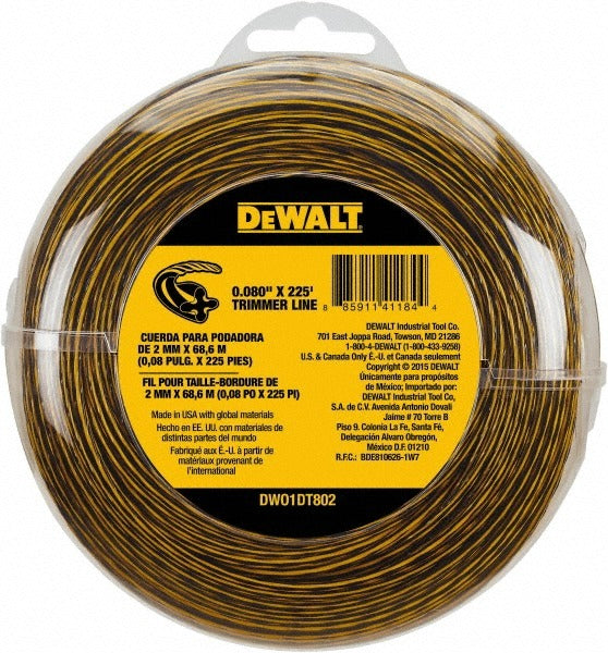 DEWALT Dewalt DWO1DT802 String Trimmer Replacement Line 225 Ft