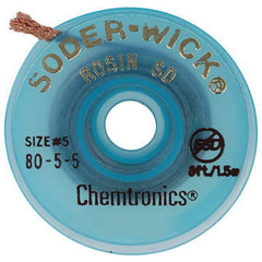 Chemtronics 80-5-5 Soder-Wick Desoldering Braid 0.145 Inch x 5 ft