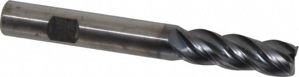 KENNAMETAL Kennametal 4071919 Square End Mill 0.5in 4 Flute Altin Carbide
