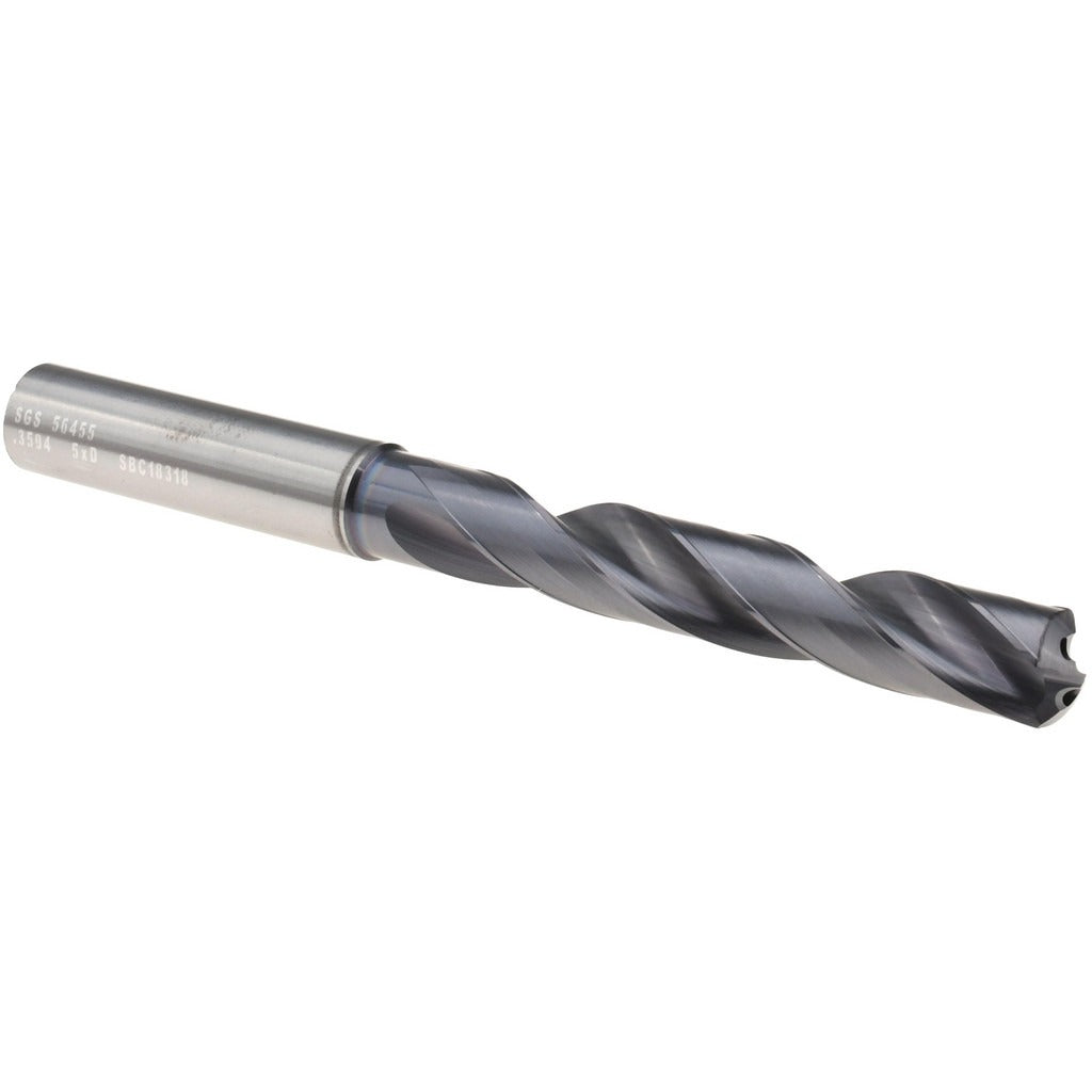 KYOCERA SGS PRECISION TOOLS Sgs 56455 Solid Carbide Jobber Drill 23/64 Inch