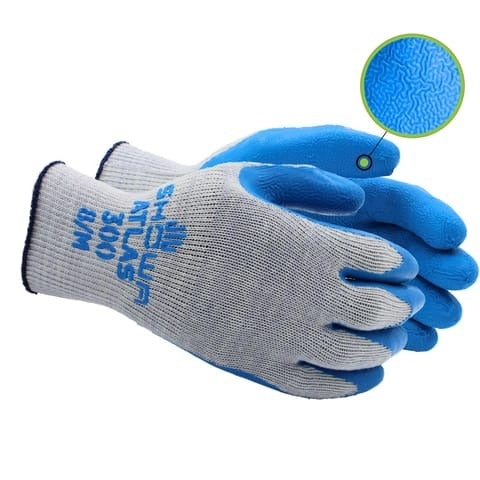 SHOWA Showa 300M-08.RT Natural Rubber Coated Knit Wrist Gloves M (1 Pair)