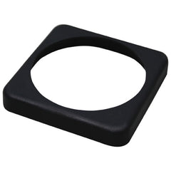 PLASTIC COVER FOR TIMER 3 5/8" SQUARE - BLACK