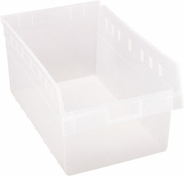 QUANTUM STORAGE SYSTEMS Quantum Storage QSB810CL Clear Hopper Shelf Bin