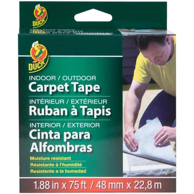 DUCK Duck DUC286372 Indoor/Outdoor Carpet Tape 25 yd x 1.88 in (1 Roll)