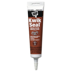 DAP 18001 Kwik Seal Kitchen and Bath Adhesive Caulk 5.5 Ounce Pack of 12