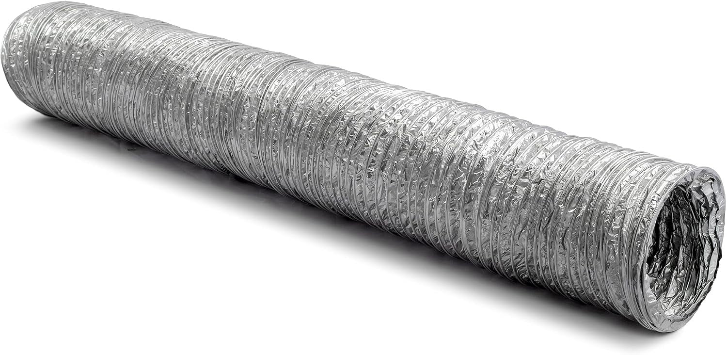 DUNDAS JAFINE Dundas Jafine AF425ULPZW General Purpose Flexible Aluminum Foil Duct (4-Inch x 25-Foot)