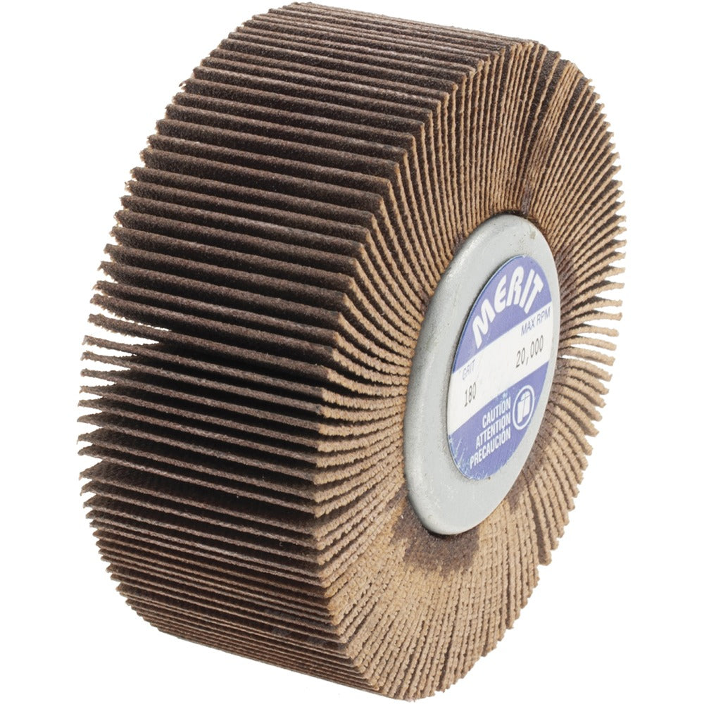 MERIT Merit Abrasives 08834134025 Mounted Flap Wheel 180 Grit