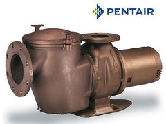 Pentair 011659 C-Series 10HP Standard Efficiency 3-Phase Commercial Bronze Pump with Strainer | 220-440V