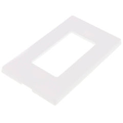 Leviton 80301-SW 1-Gang Decora Plus Screwless Wall Plate, White