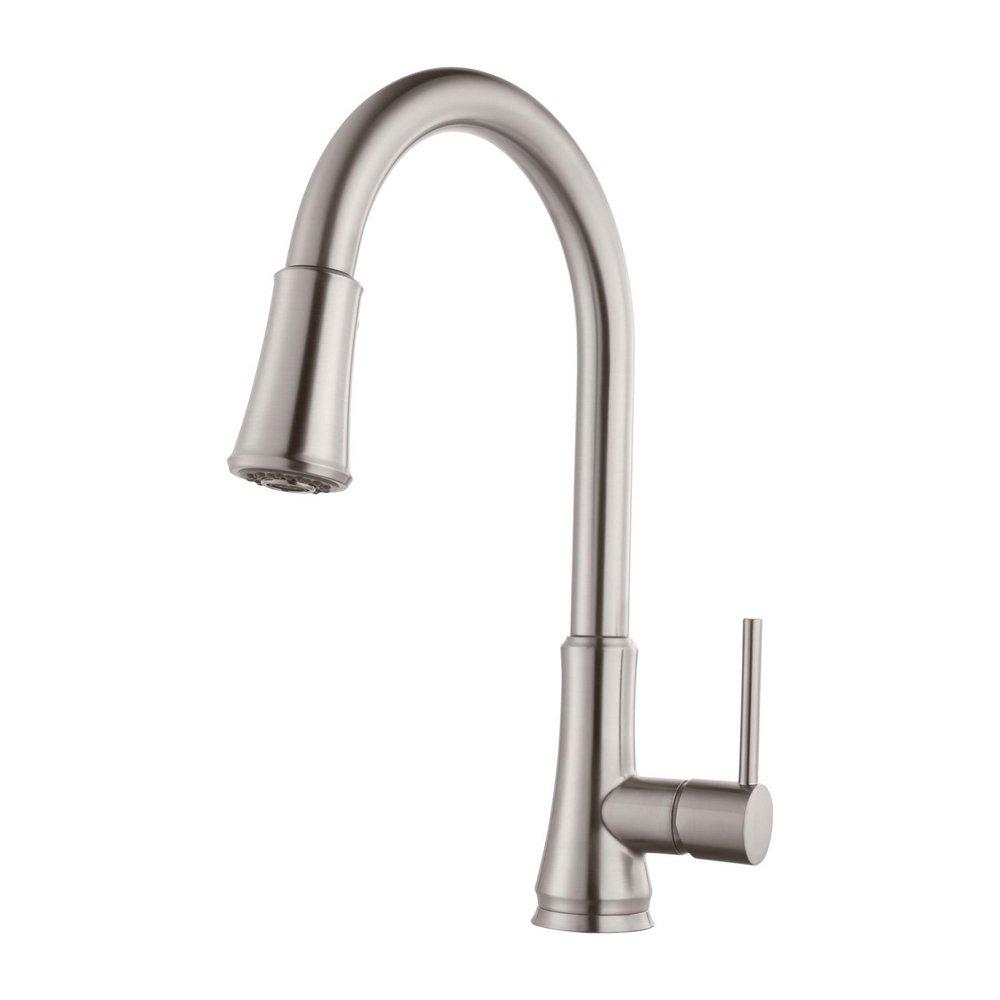 Pfister G529PF2S Pfirst Series Single Handle Pull Down Kitchen Faucet in Stainless Steel