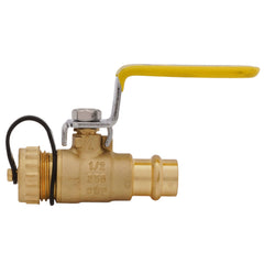 Webstone 80312W Ball Valve Lead Free Brass 1/2 Inch Press x Hose Reversible