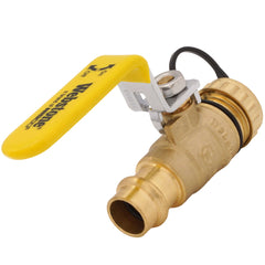 Webstone 80312W Ball Valve Lead Free Brass 1/2 Inch Press x Hose Reversible