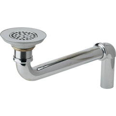 Elkay LKAD18 3-1/2 Drain Chrome Plated Brass Body, Strainer and LKADOS Tailpiece