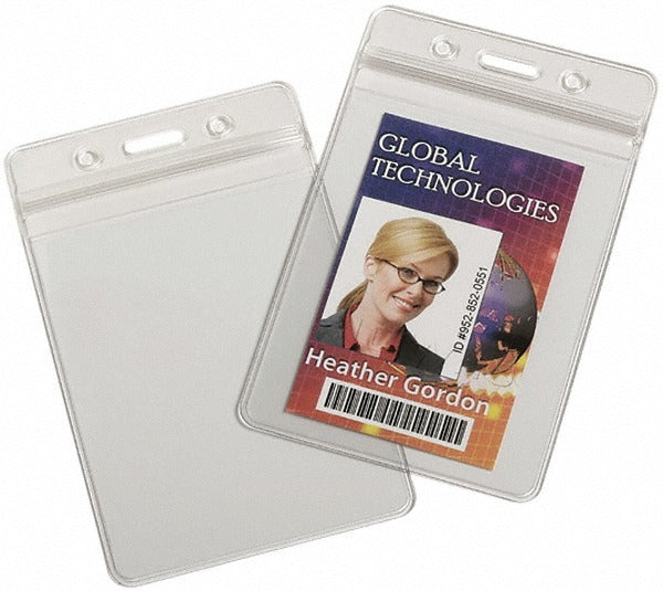 ABILITYONE Abilityone 8455016485710 Hanging Badge Holders 25-pack