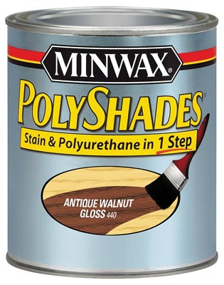 MINWAX Minwax 61440 Polyshades Gloss Antique Walnut Quart