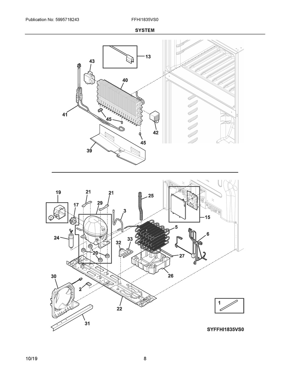 FRIGIDAIRE Frigidaire 5304530007 condenser dynamic (14 x 12 x 7 in / Each) ELX5304530007