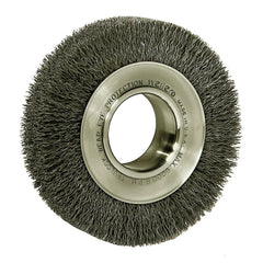 Weiler 6070 Medium-Face Crimped Wire Wheel 6 in D x 1 in W Replacement MPN 6070