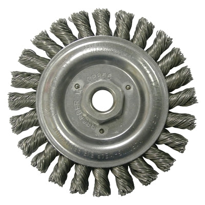 Weiler 8786 Roughneck Stringer Bead Wheel 6 in Stainless Steel 12500 rpm