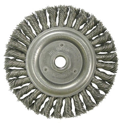 Weiler 8916 Roughneck Stringer Bead Wheel 6 inch Diameter x 1/2 inch Face Width x 5/8 inch-11 UNC x 0.023 inch 12500 RPM