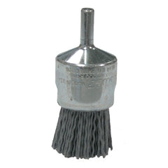 Weiler 10157 Silicon Carbide Cup Brush Shank Attachment 1 in Diameter 0.04 in Bristle Diameter