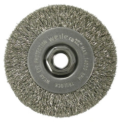 Weiler 13085 Crimped Wire Wheel 4 inch dia x 1/2 inch W 14000 RPM