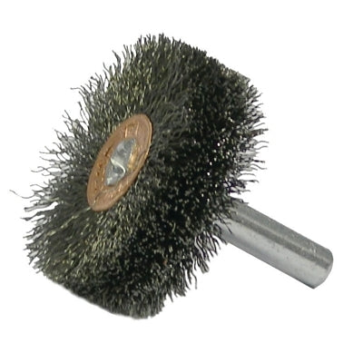 Weiler 17602 Stem-Mounted Wide Conflex Brush 20,000 rpm (1 1/2 inches D x 1/2 inches W)