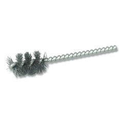 Weiler 21075 Power Tube Brush Steel Wire Fill 1 Inch Brush Length Made in USA